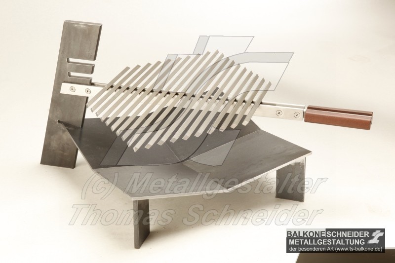 Designer-Grill von Fabian Schneider als Arbeit im 2. Ausbildungsjahr im Fach 
